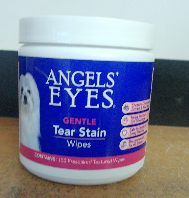 NEW ANGELS EYES DOG CAT TEAR STAIN WIPES 100 PRESOAKED EXP 05/2027