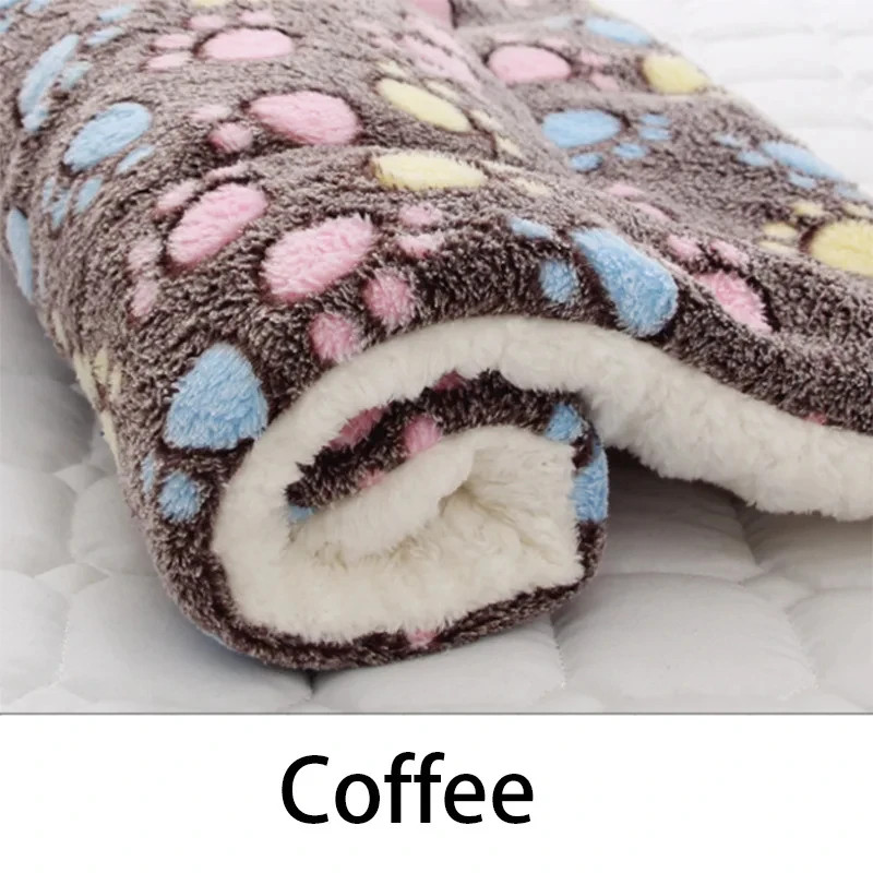 Flannel Pet Sleeping Mat Dog Bed Cat Litter Puppy Bed Dog Sofa Lovely Mattress