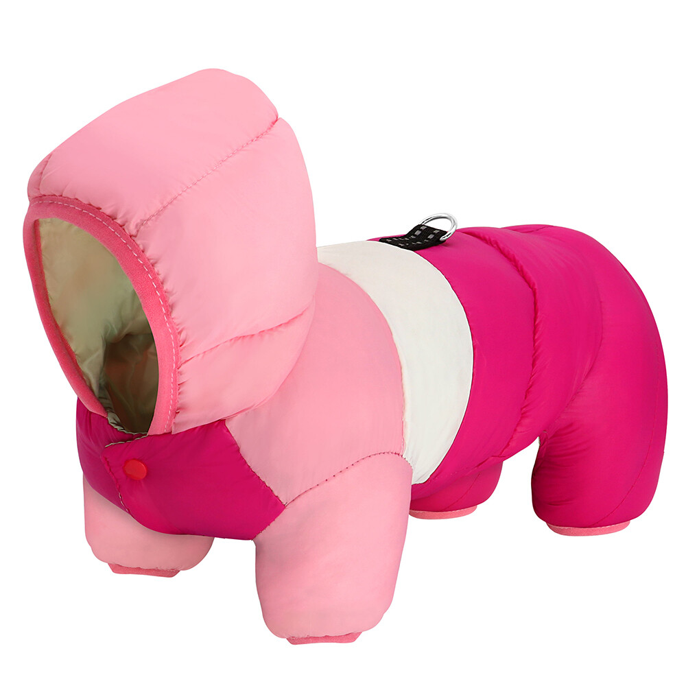 Winter Dog Coat Warm Waterproof Pet Puppy Hooded Jacket Jumpsuits for Small Dogs