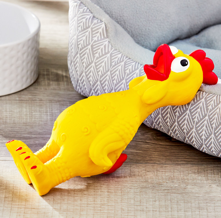 Vibrant Life Playful Buddy Tie Dye Chicken Dog Toy Chew Level 2 free shipping