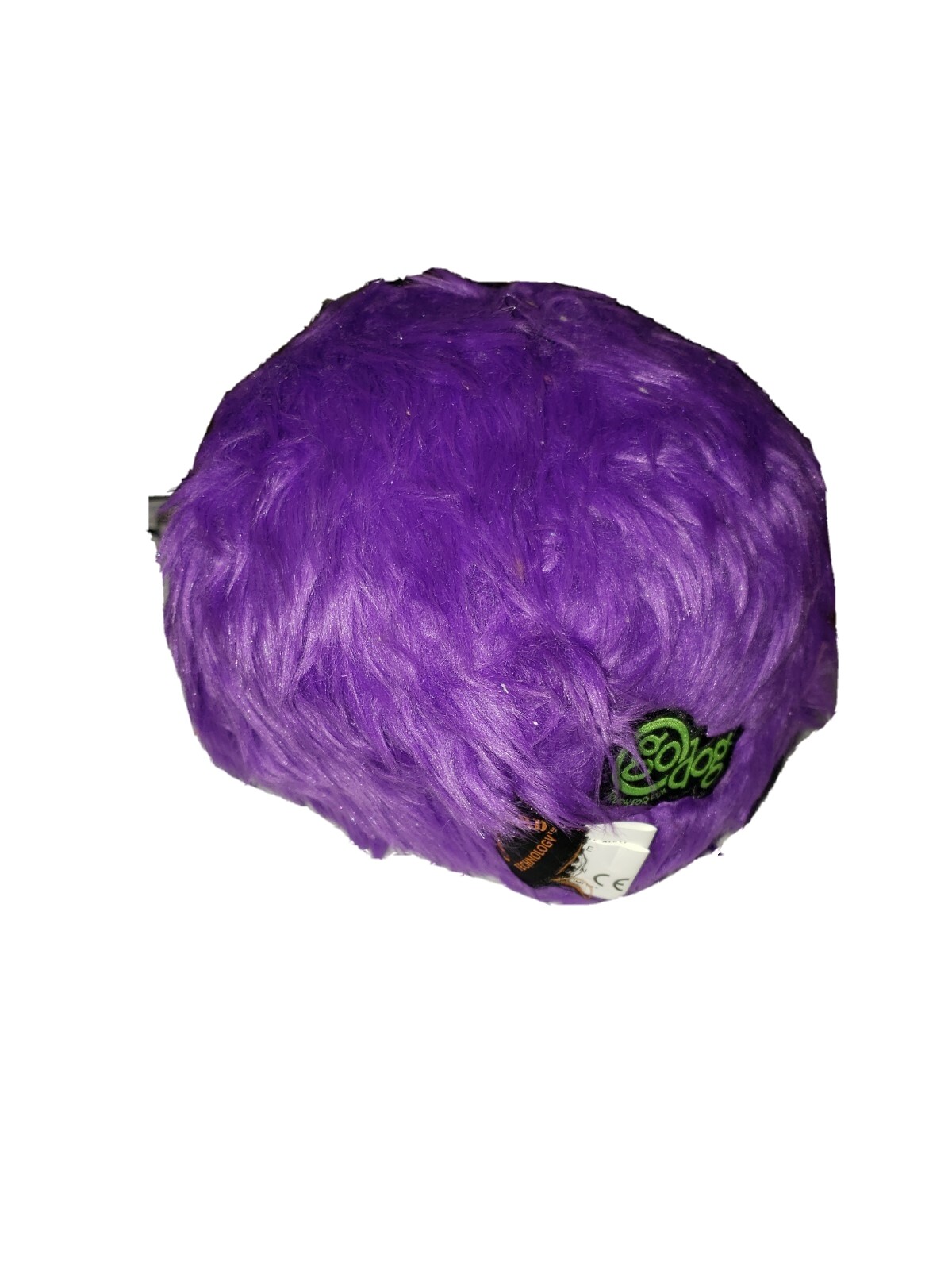 godog furballz tough plush dog toy with chew guard technology, purple, large