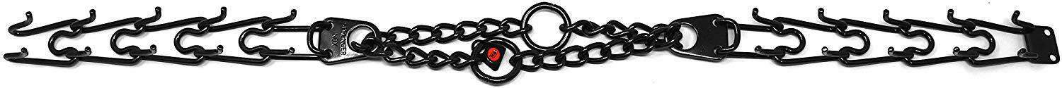 Herm Sprenger Black Stainless Steel Prong Dog Training Collar Ultra-Plus