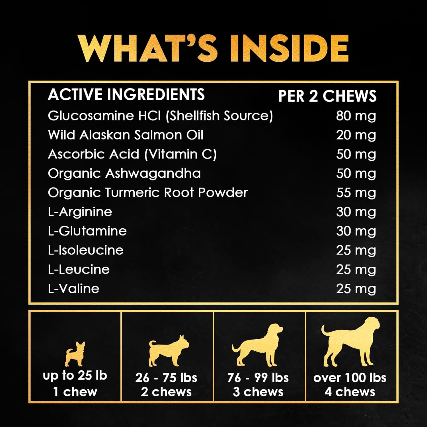 11-in-1 Muscle Gain Chews for Dogs, High Protein & Amino Acids, 150 Chews – Chic