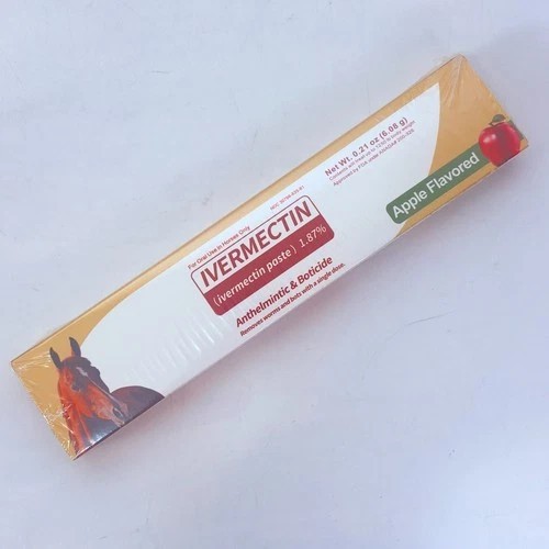 Pack of 3 Durvet Horse Dewormer Paste 1.87% Apple Exp 10/2027