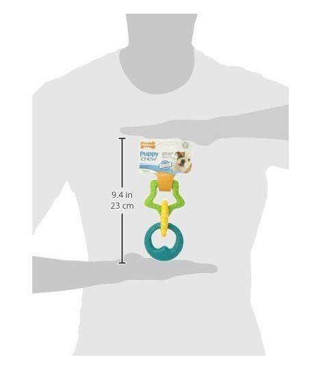 小狗磨牙环安全狗牙科健康咀嚼玩具兽医批准温和极端-
