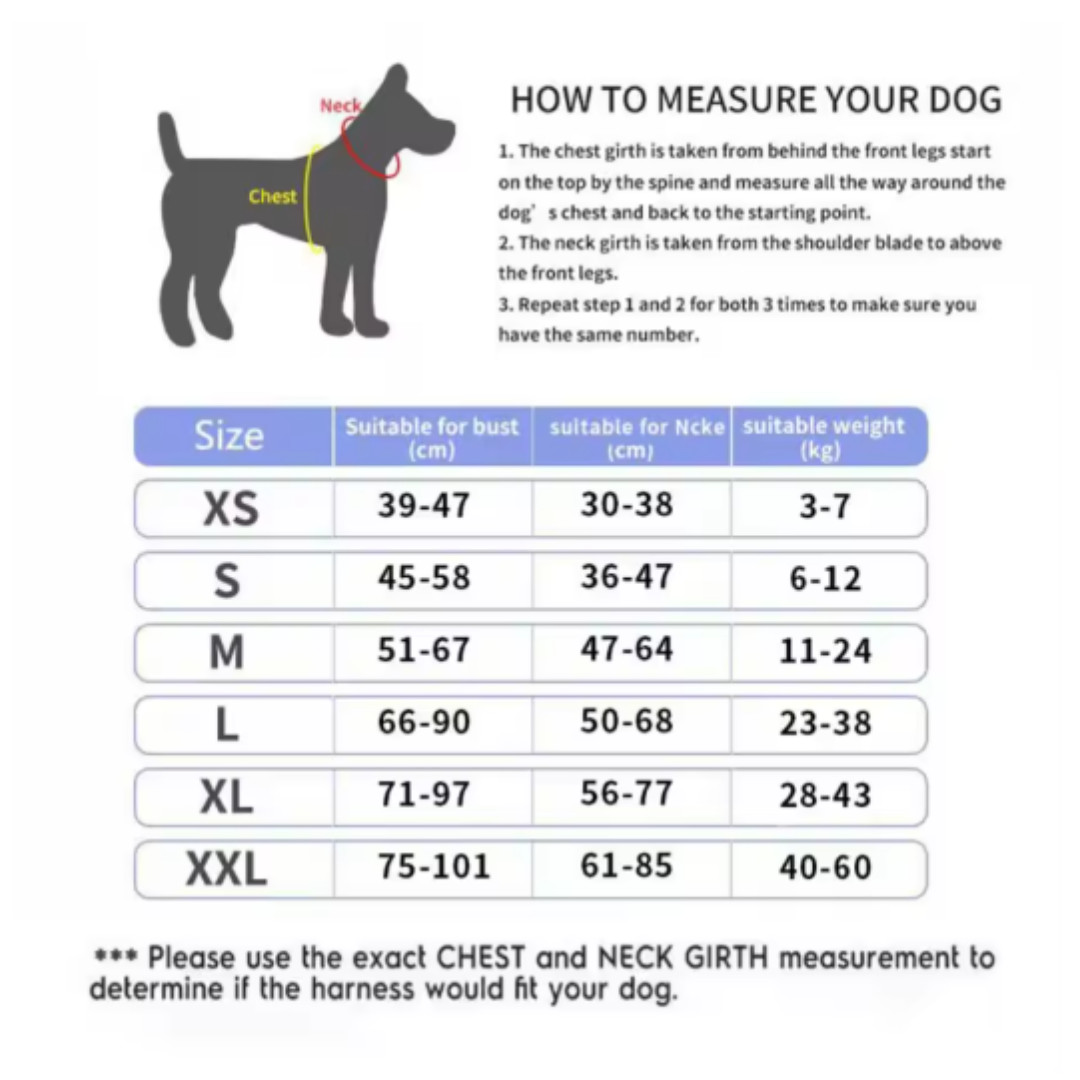No Pull Dog Pet Harness Reflective Adjustable Control Vest Personalized ID Tag