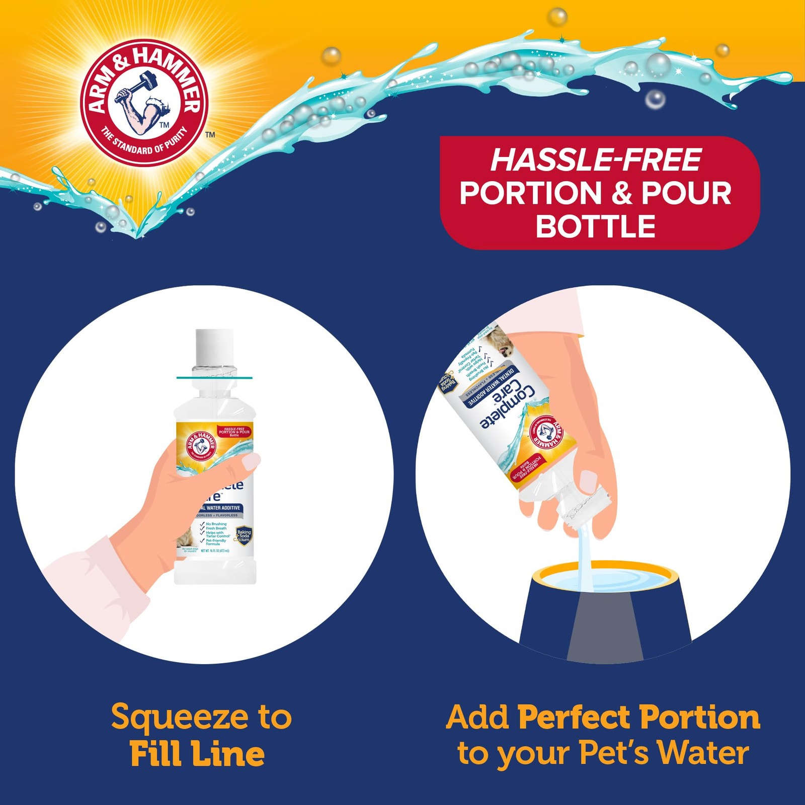 Arm & Hammer Complete Care Dental Water Additive for 16 Fl Oz (Pack of 1)