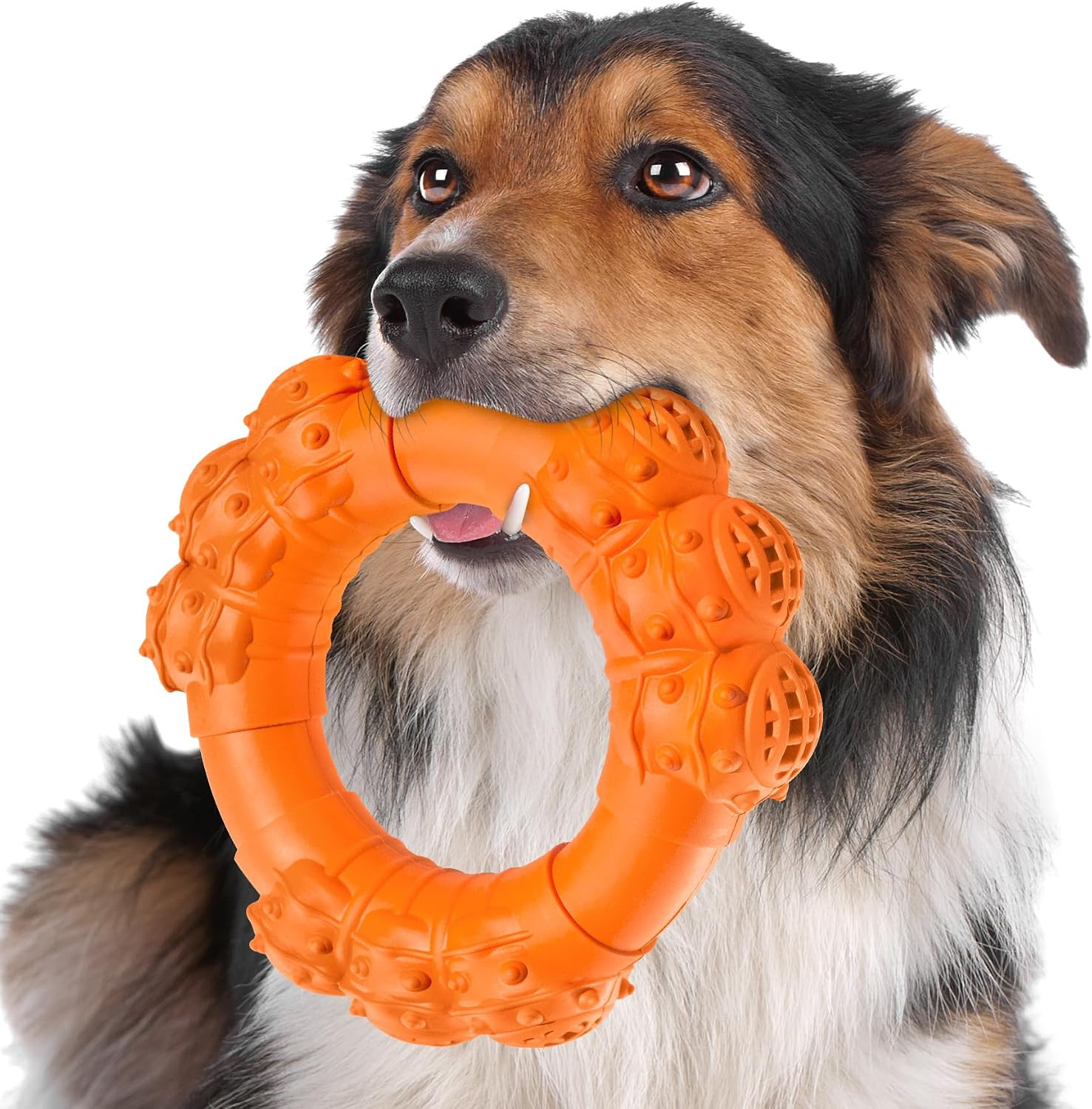 Indestructible Dog Chew Toys Aggressive Chewers Ring Heavy Duty Large Teething