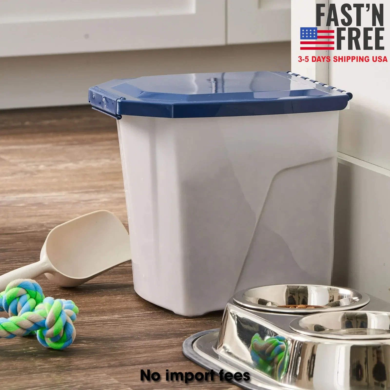 Vibrant Life Dog Food Container, Medium, 10-lb Capacity