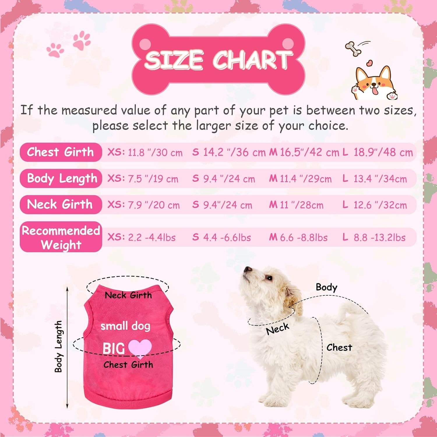 6 Pieces Small Puppy Shirts for Boy Dog Clothes Pet Dogs T Shirt Chihuahua Cl…