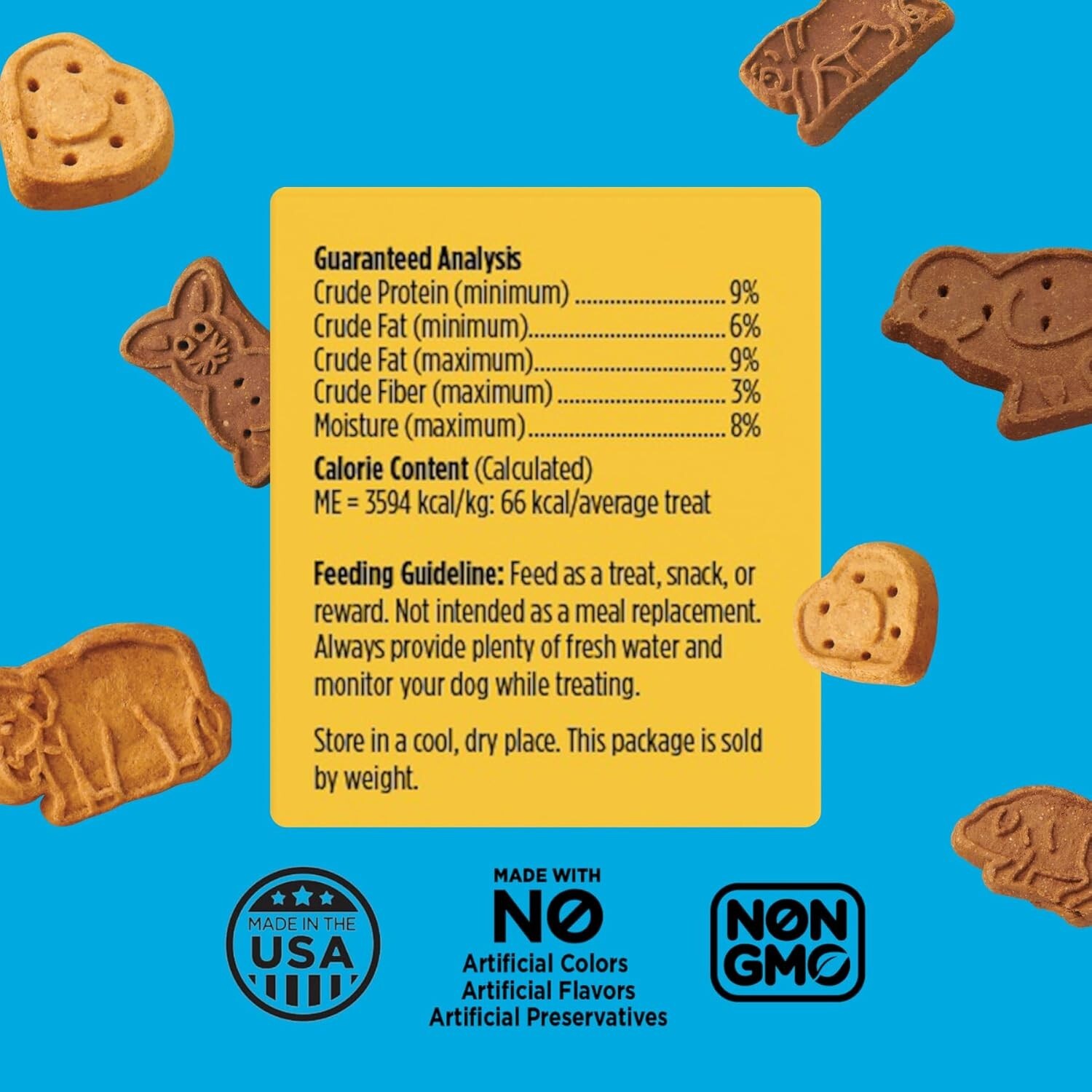 Blue Dog Bakery Natural Dog Treats-18oz Box, 1 Box