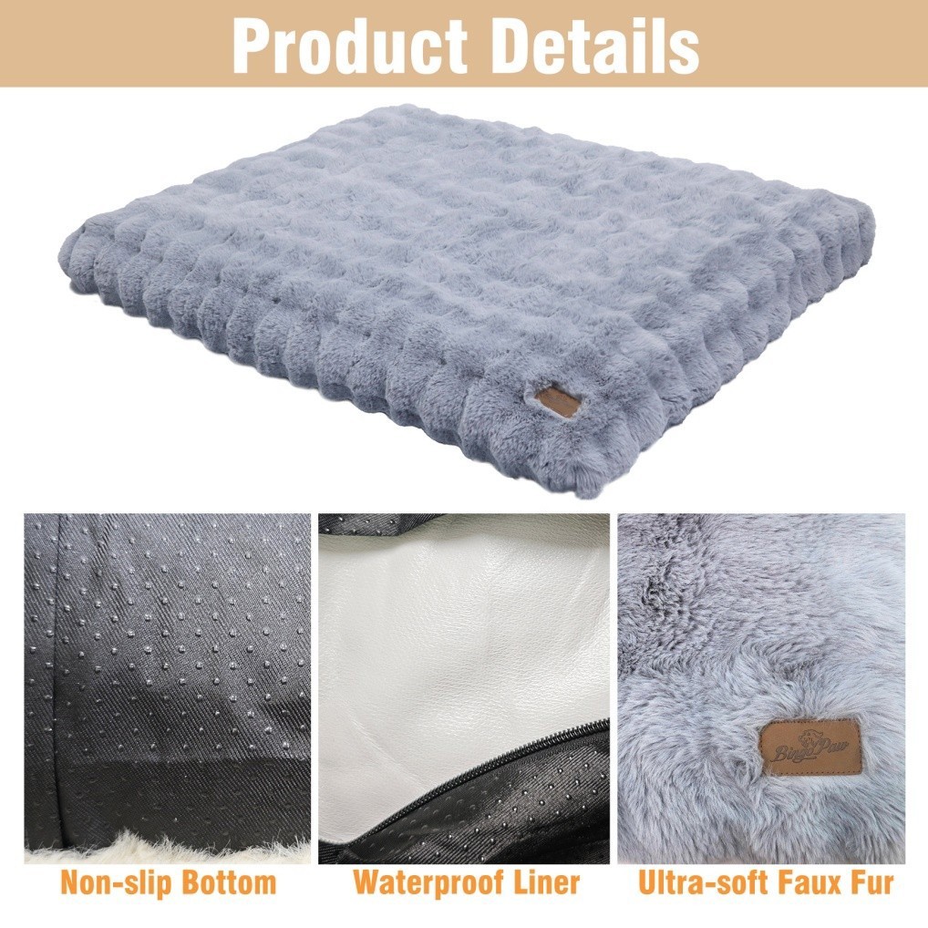 BingoPaw M L XL XXL XXXL XXXXL Dog Bed Soft Plush Anti Anxiety Pet Beds Washable