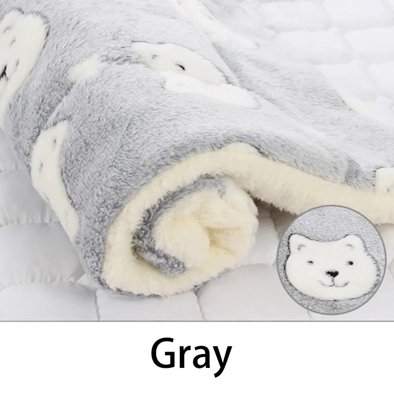 Flannel Pet Sleeping Mat Dog Bed Cat Litter Puppy Bed Dog Sofa Lovely Mattress