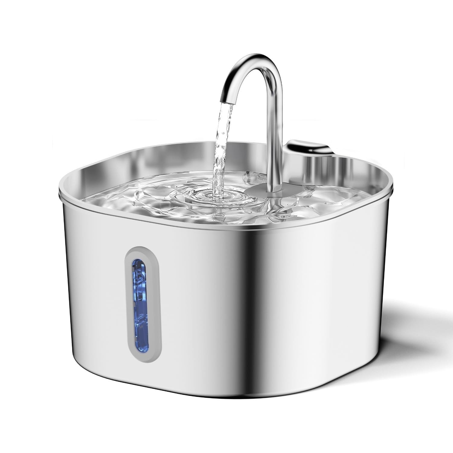 Cat Water Fountain Stainless Steel 74oz/2.2L Automatic Pet Dog Water Fountain