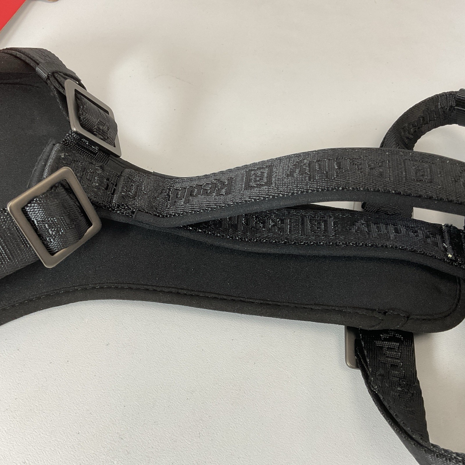 REDDY Jacquard Dog Harness-Size XXL/XXXL-Black -D-Rings-Traffic Control Handle