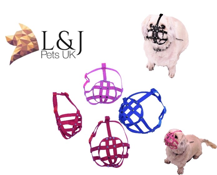 Dog Muzzle for Shih Tzu , Pug and other flat face faced short snout dog’s