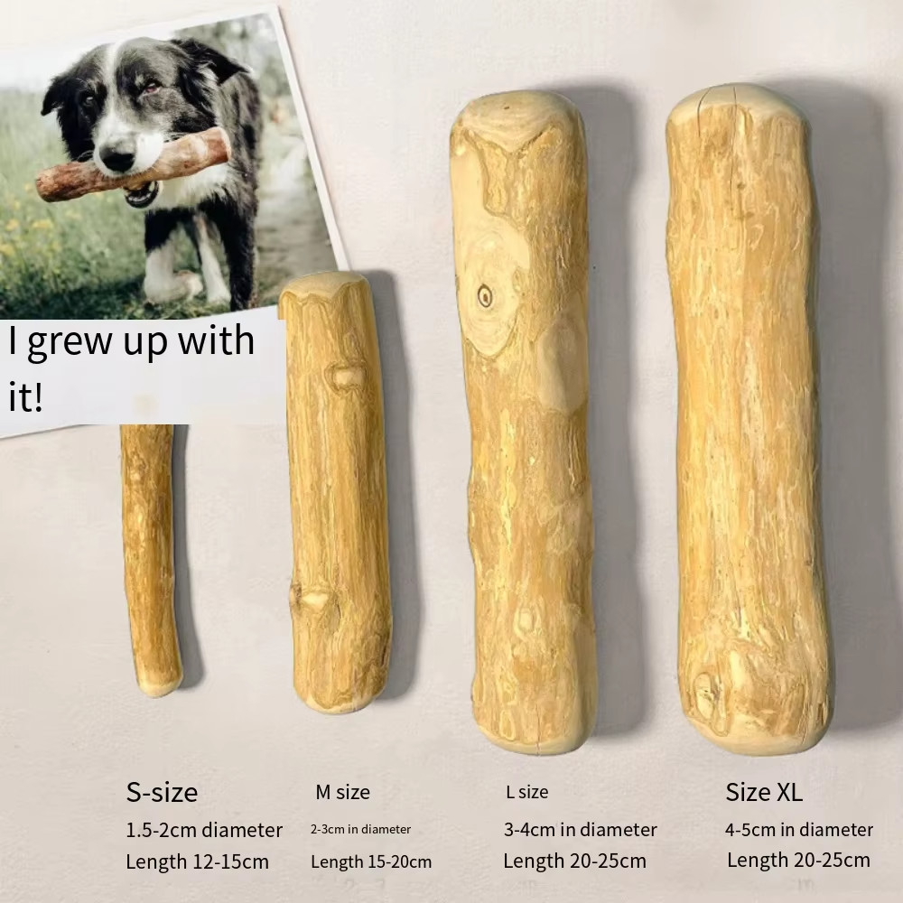 FZCSPEED Coffee Wood Dog Chew Stick – Natural, Safe & Durable for Teeth & Stress