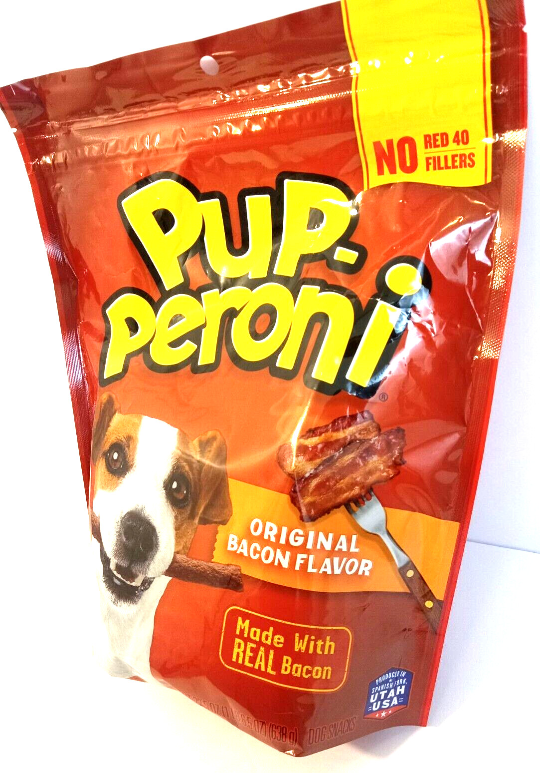 Pup-Peroni Dog Snacks Original Beef Flavor 1 lb (6.5 Oz.) Made With Real Bacon