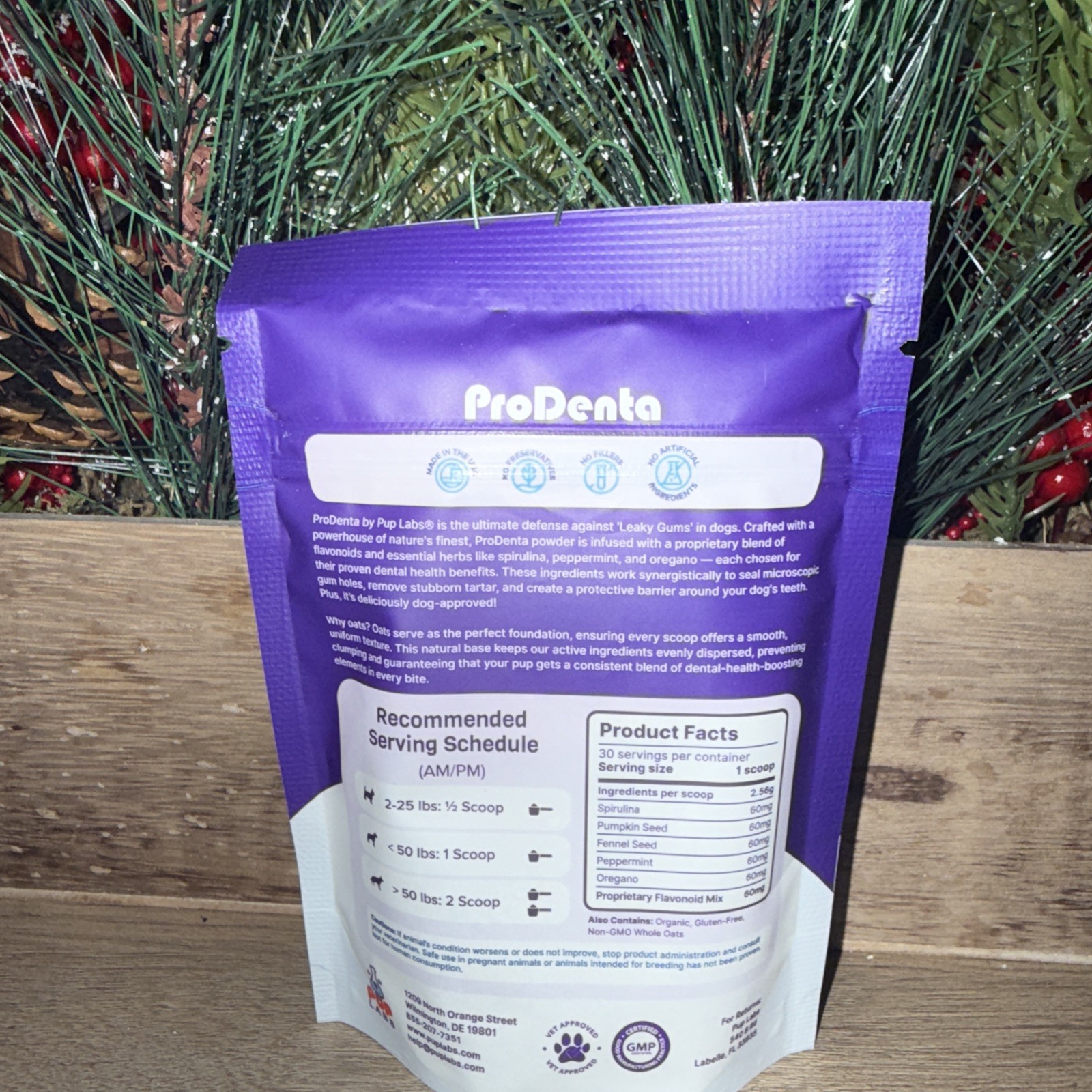All-Natural Dog Dental Powder for Teeth Cleaning, Dental Powder for Dogs Teeth