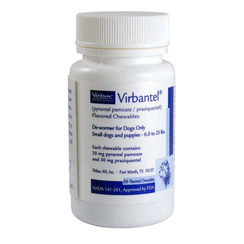 Virbantel Chewable Tablets For Medium/Large Dogs, Per Tablet