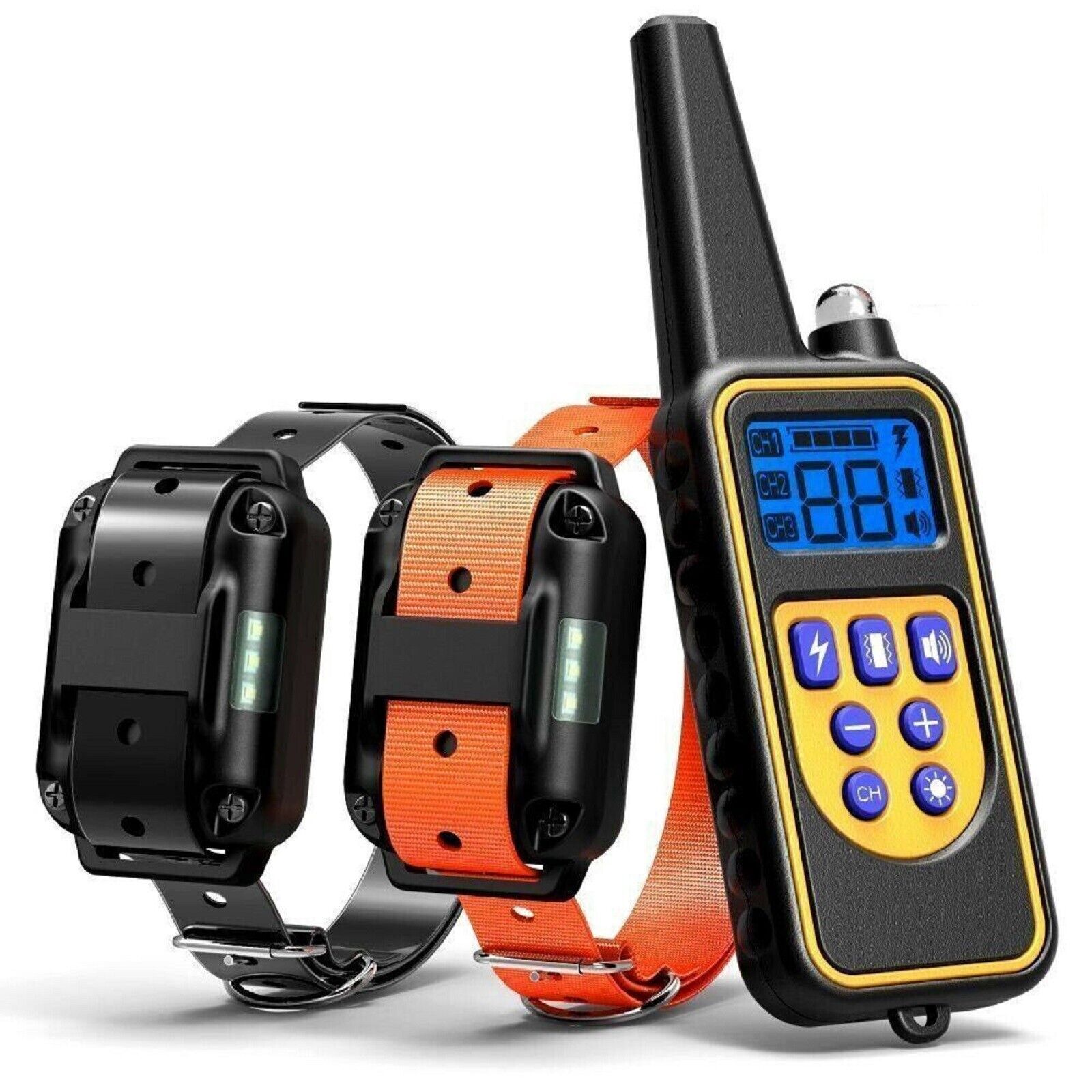 2750 FT Dog Training US Collar Rechargeable Remote Shock PET Waterproof Trainer