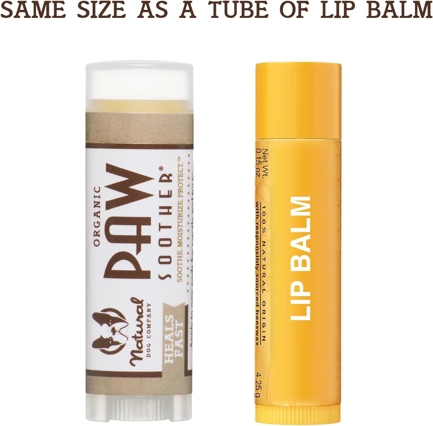 Organic Paw Soother Balm Travel Stick for Dogs