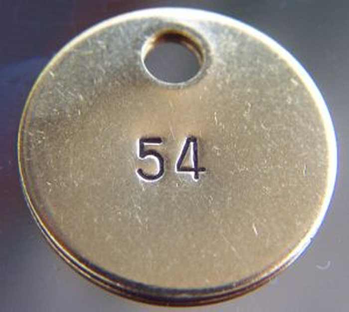 Round Blank Brass ID tags Pets Keys Tools Valves 1″,1-1/4″,1-1/2″,2″ Made in USA