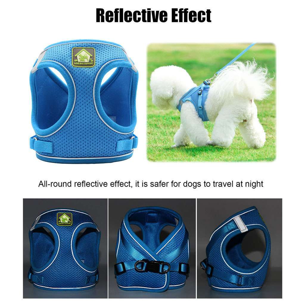 No Pull Dog Pet Harness Adjustable Control Vest Dogs Reflective XS S M Large XL