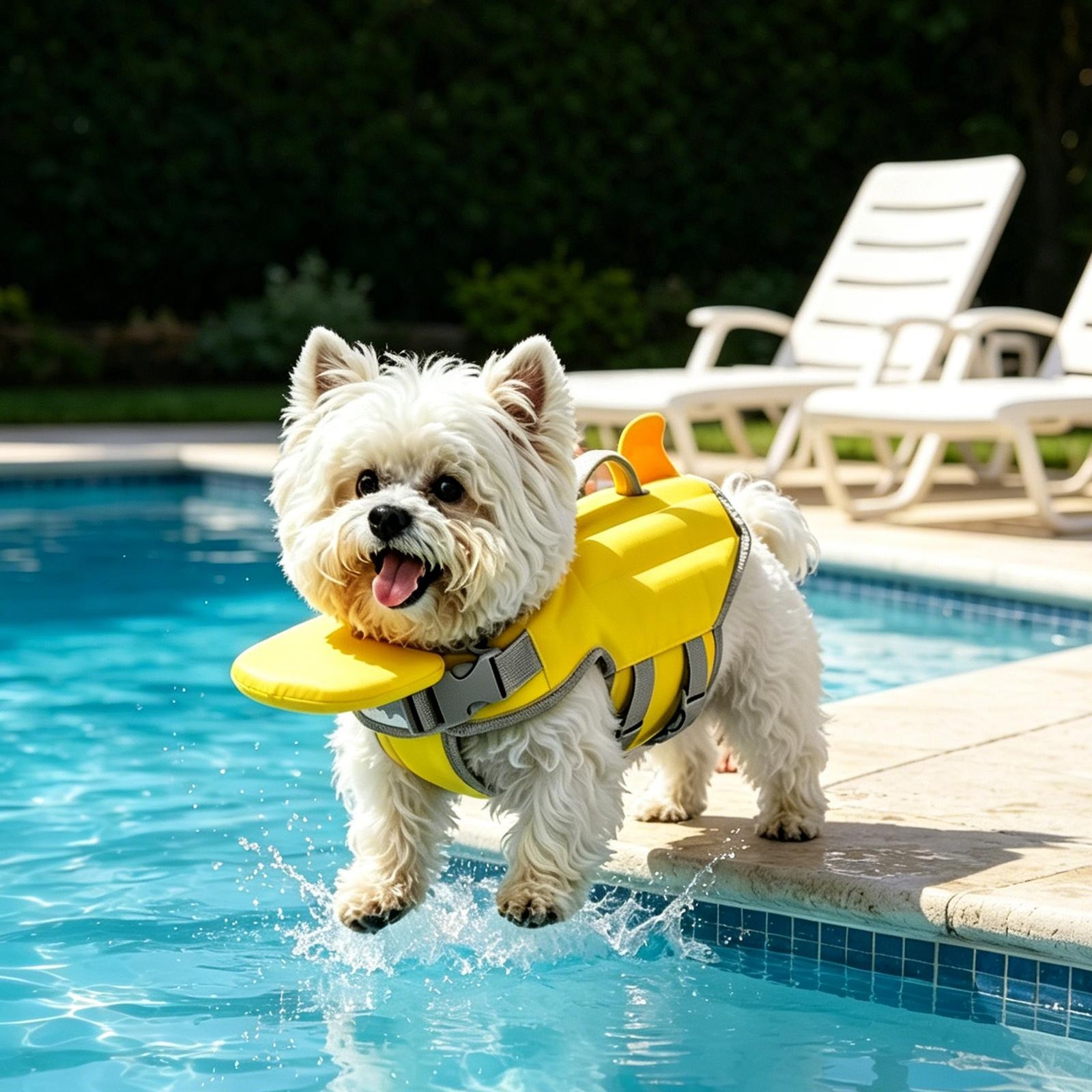 Dog Swim Vest Buoyant Padded Pet Safety Gear