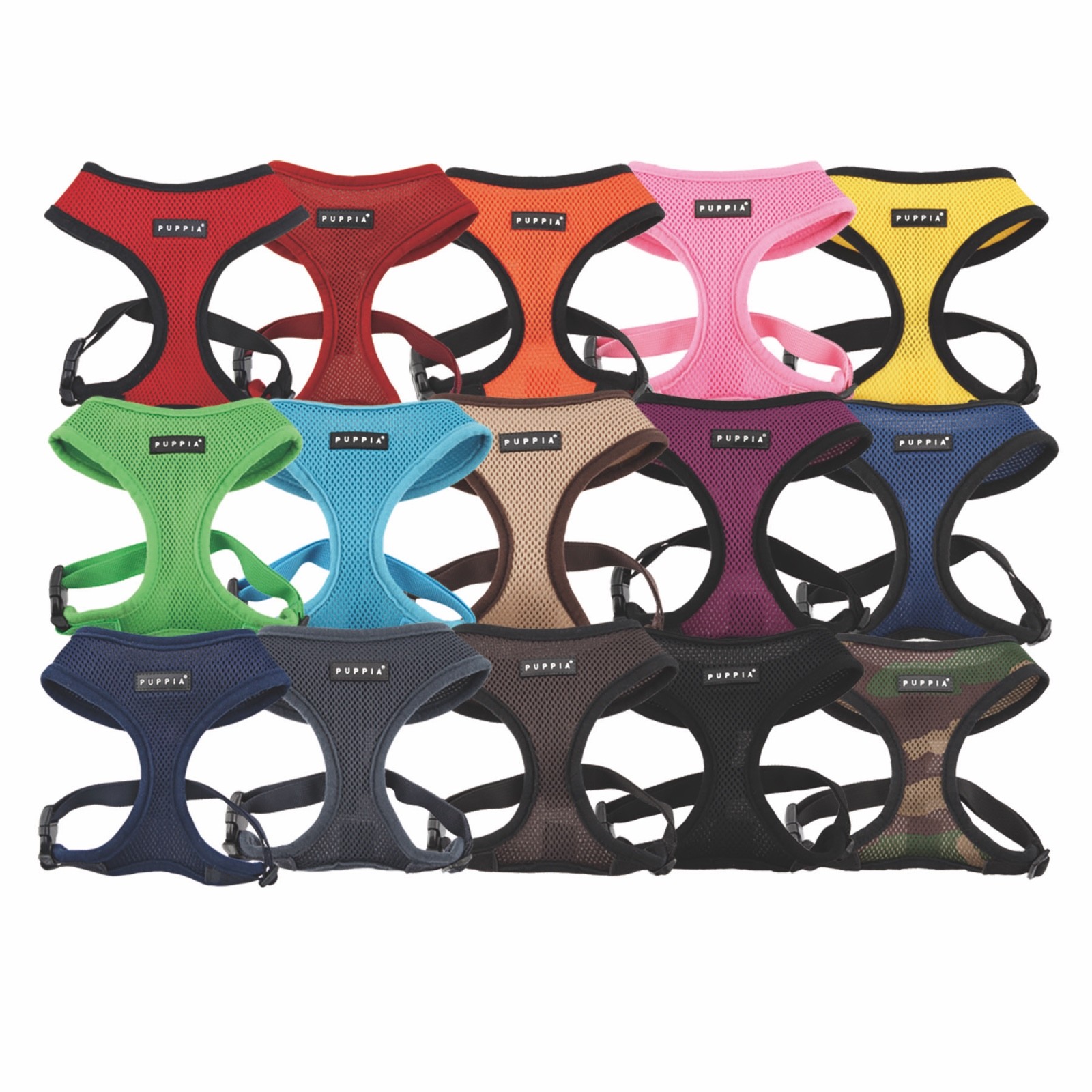 Puppia® Soft Mesh Adjustable Breathable Dog Harness XS S M L XL AC30