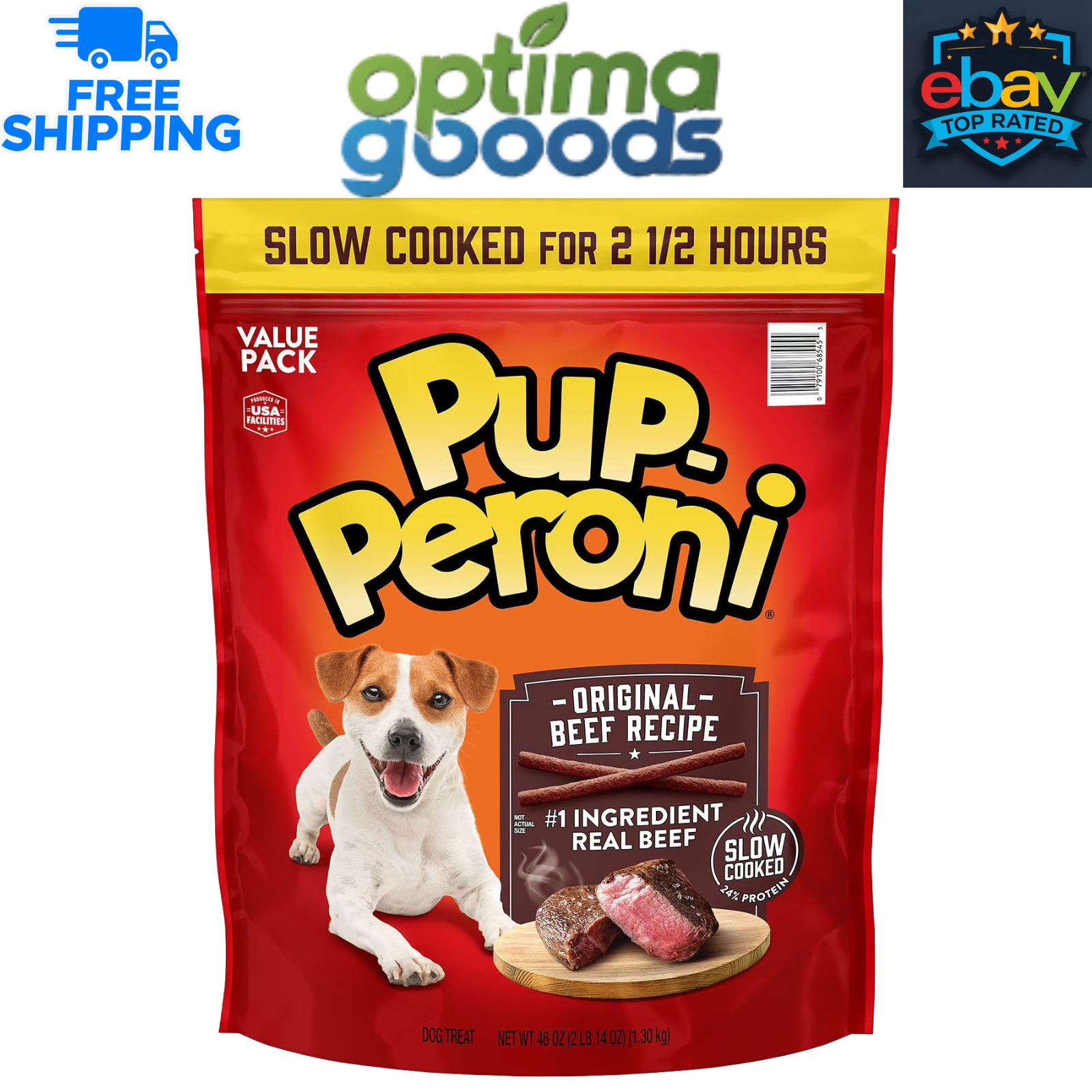 Pup-Peroni Original Beef Flavor Dog Snacks, 46 oz