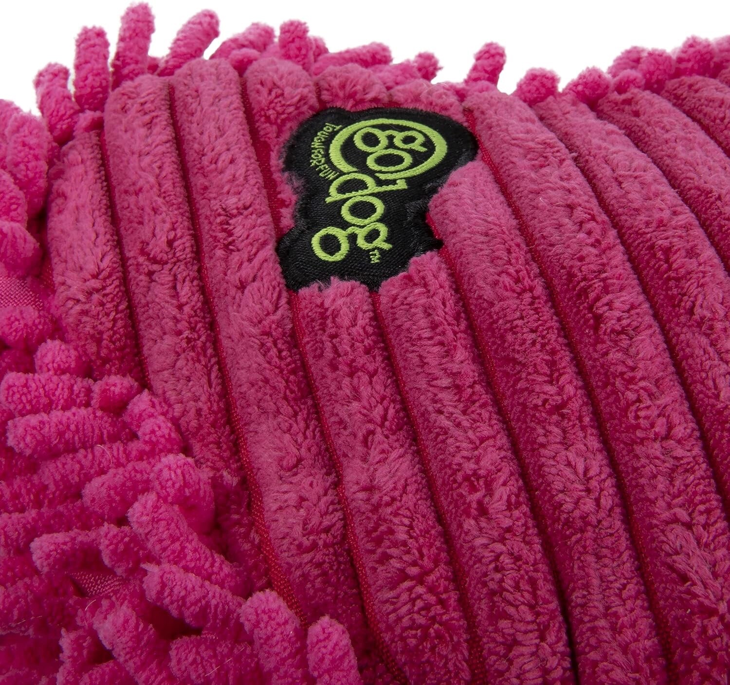 goDog PlayClean Germs Squeaky Plush Dog Toy with Odor-Eliminating Essential Oils