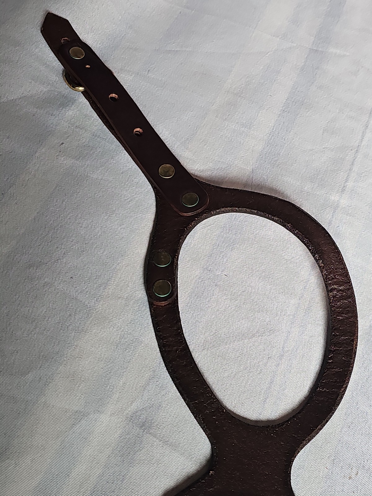 Handmade Belts Smooth Leather brown Step-in Dog Harness Size M Free Free shippin