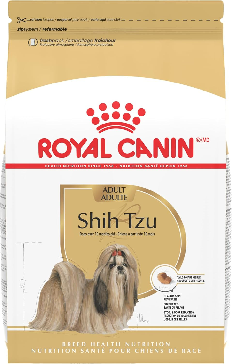 Breed Health Nutrition Shih Tzu Adult Dry Dog Food, 2.5 Lb Bag