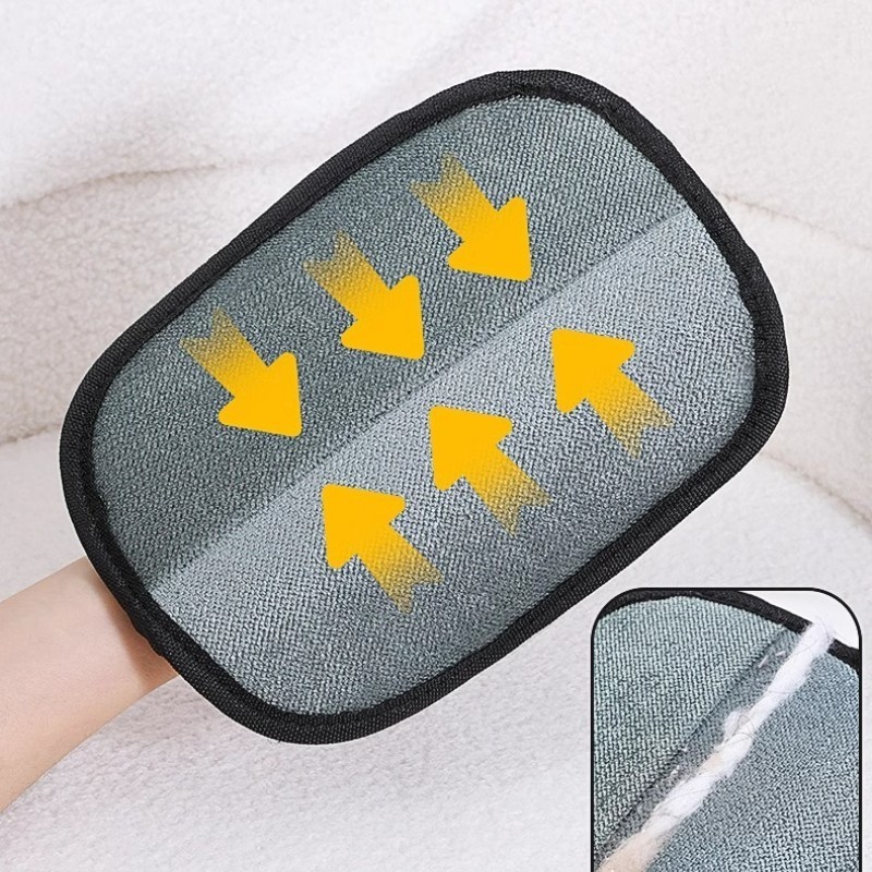 2-Pack Glove Cat Grooming Gloves Cat Hair Remover 2025 New Pet Dog Hair Remover