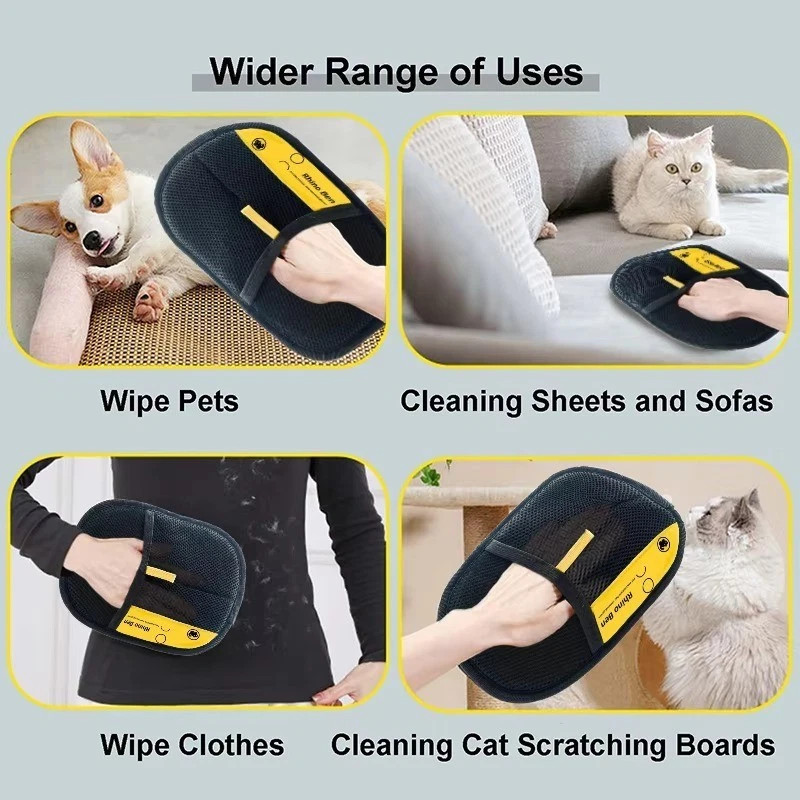 Glove Cat Grooming Gloves Cat Hair Remover 2025 New Pet Dog Hair Remover Lot