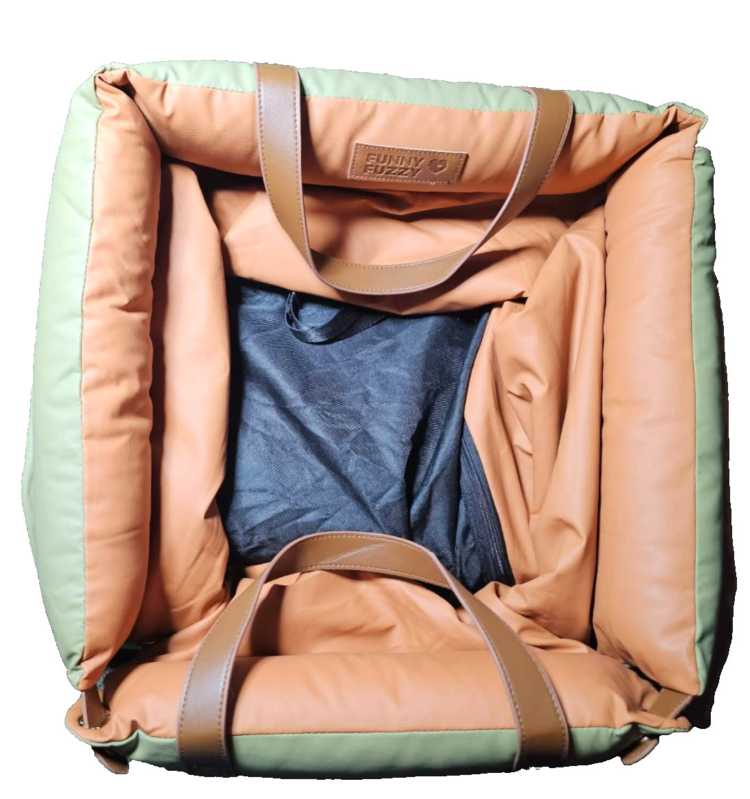 *OPEN BOX-SEE DESCRI* FunnyFuzzy Urban Voyager Travel Dog Car Seat Medium(Jumbo)