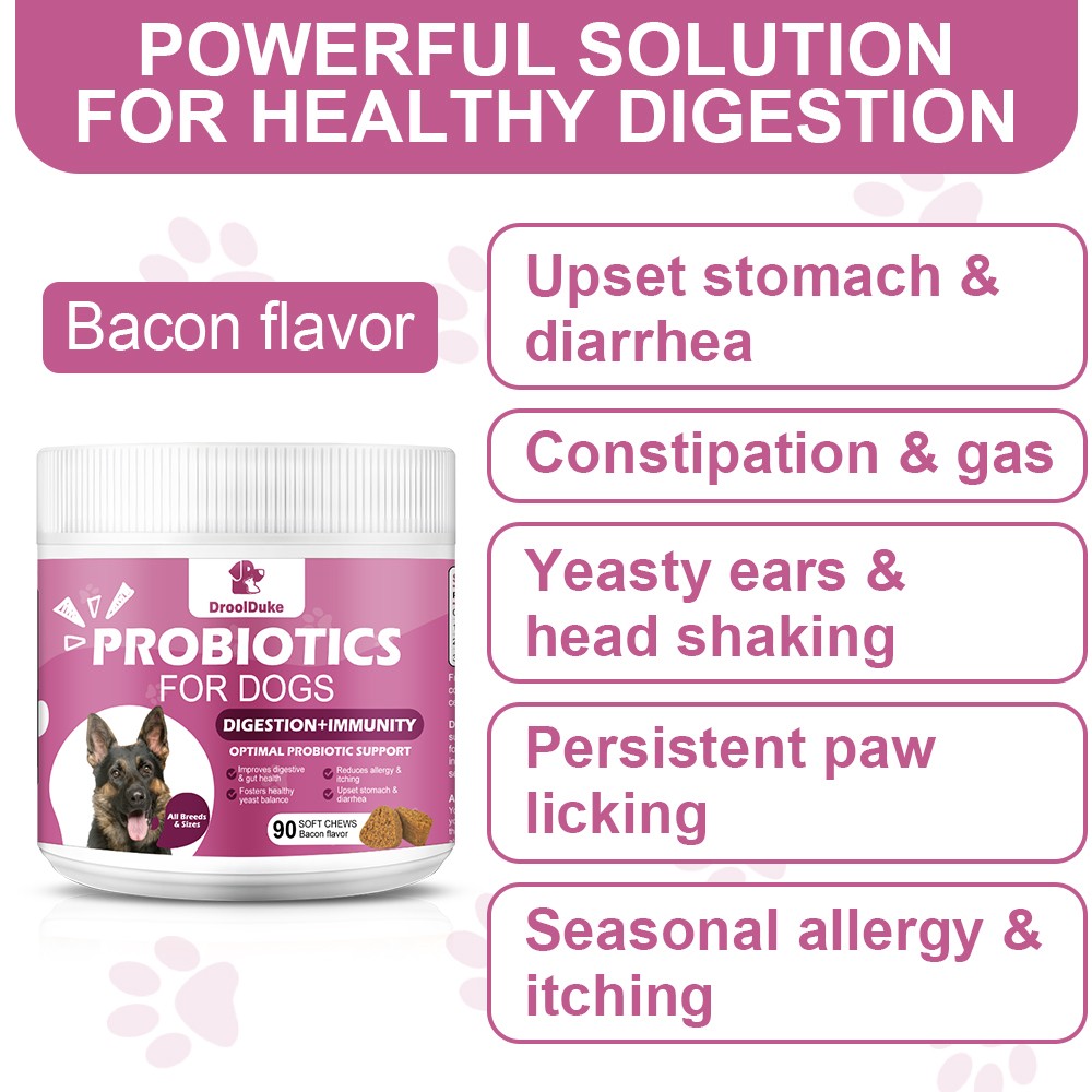 150 Dog Probiotics Supplement – Supports Digestion Health, Allergy & Itchy Skin