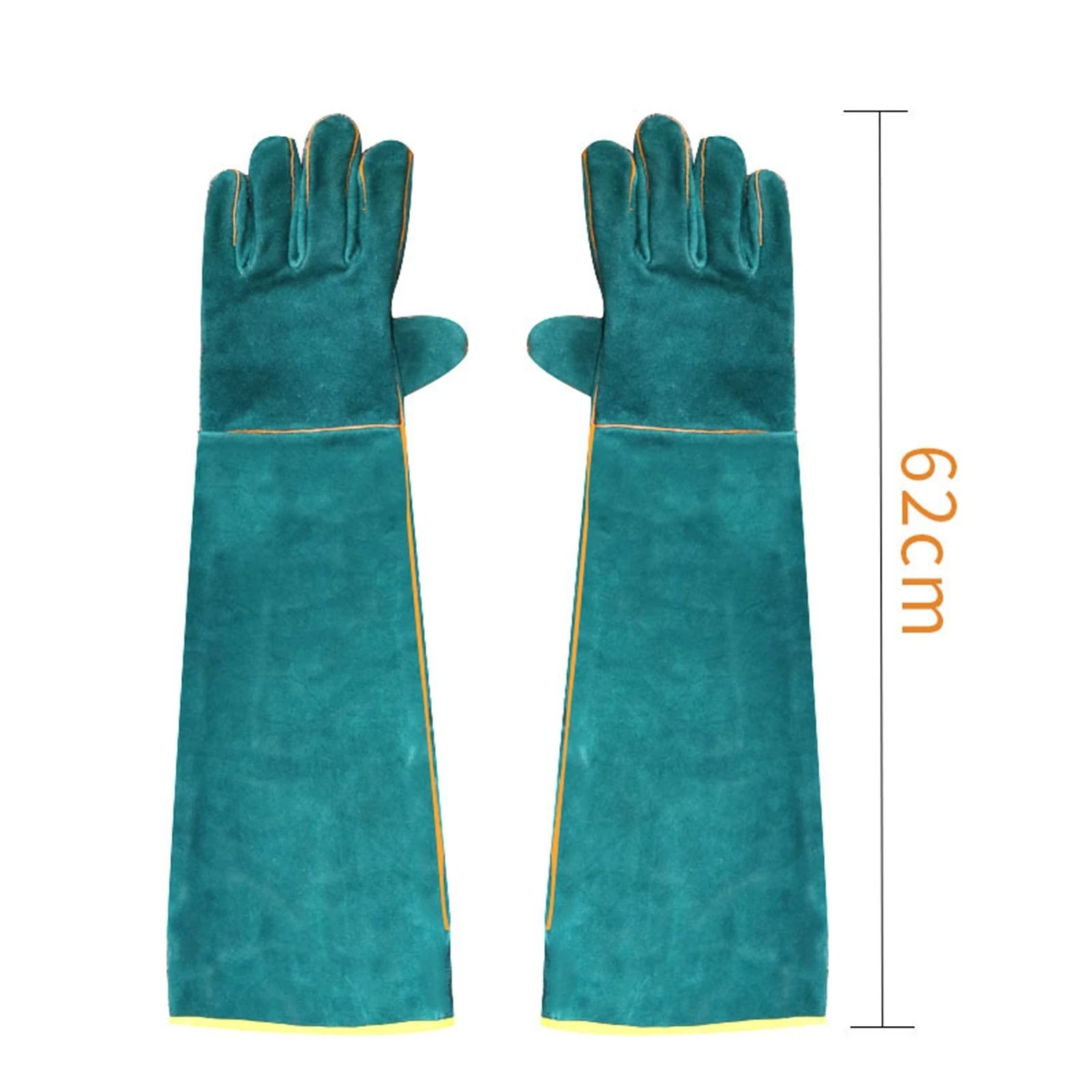 Animal Handling Gloves Leather Sleeve Bite Proof Dog Cat Bird Reptile Protection