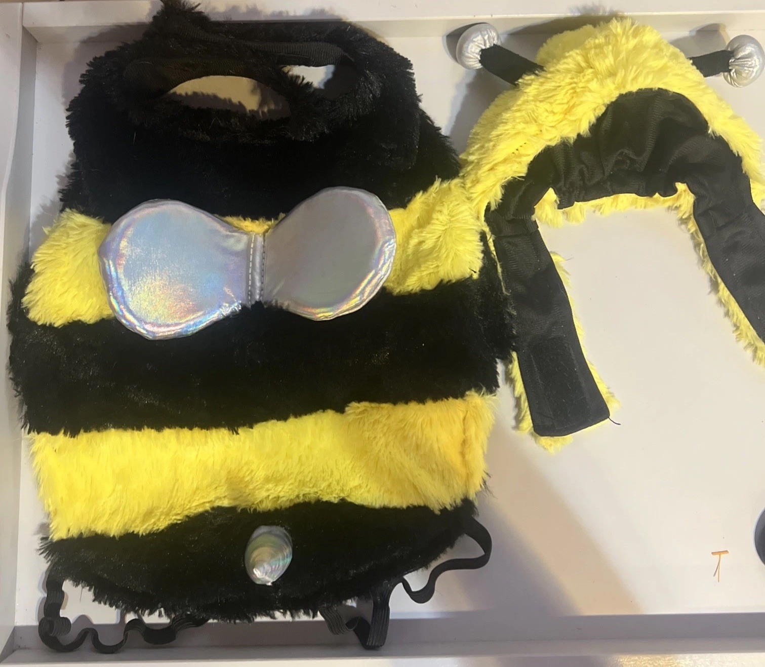 Petco Thrills & Chills Collection Bumble Bee Pet Costume Dog/Cat Sz Xtra Small