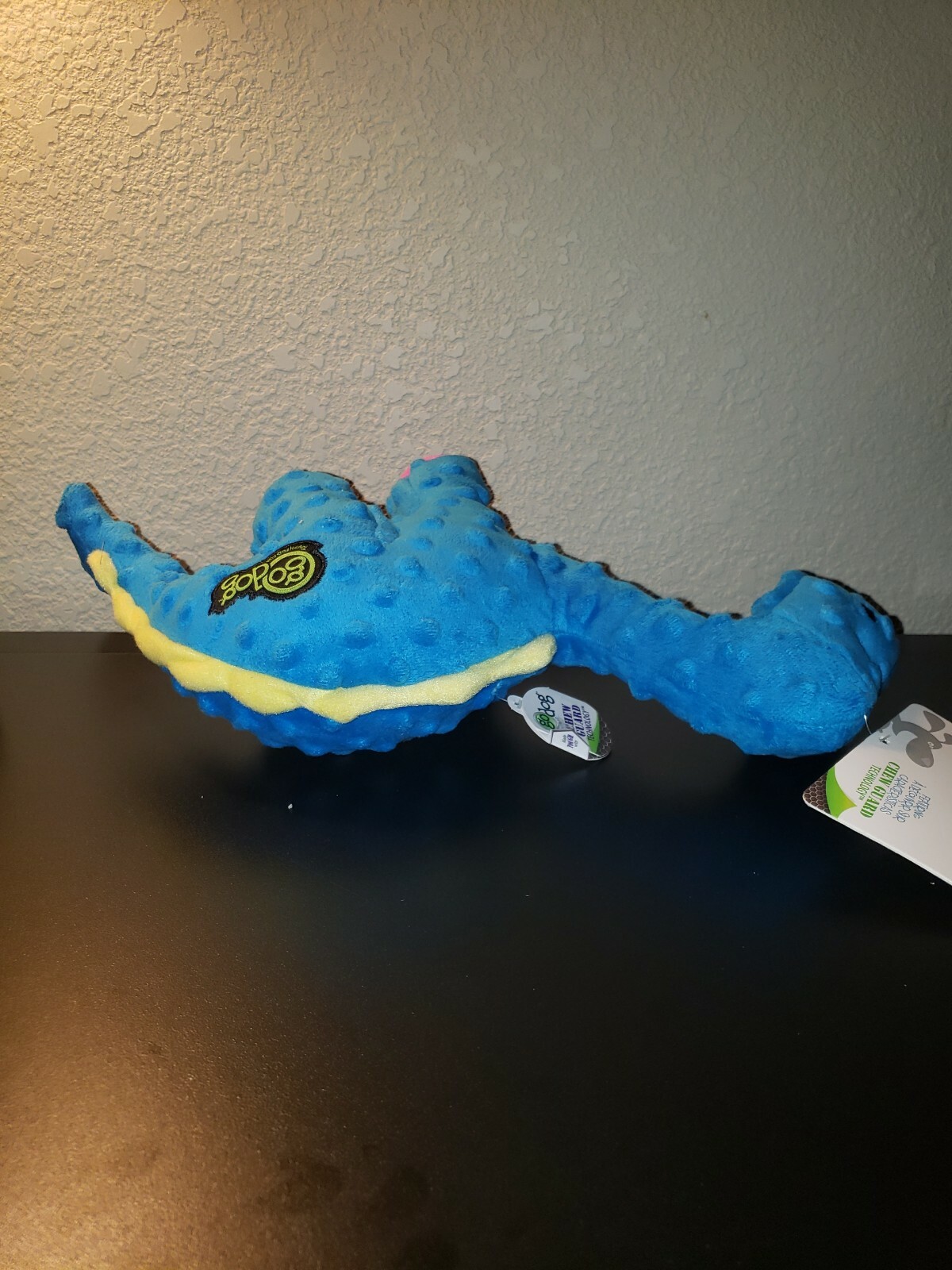 GoDog Dinos Bruto Blue with Chew Guard, Large
