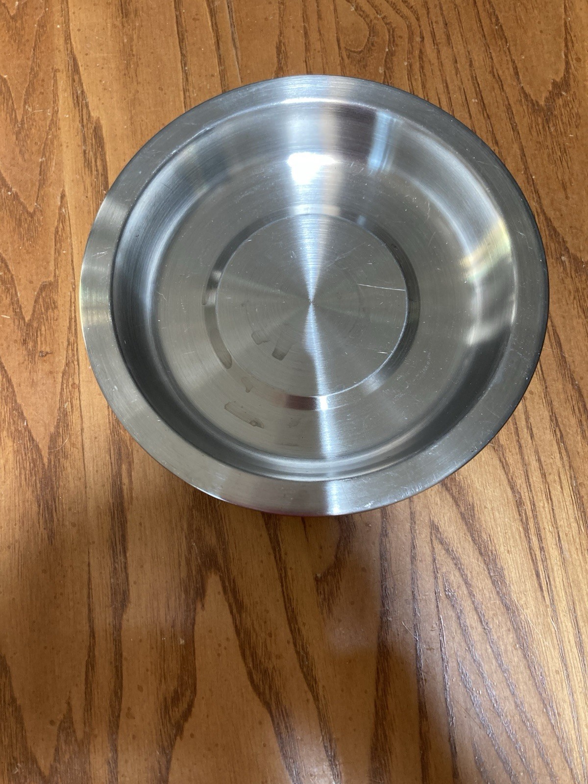 Stainless Steel Standard Dog Bowl Silver Dishwasher Safe Adult Single Bowl