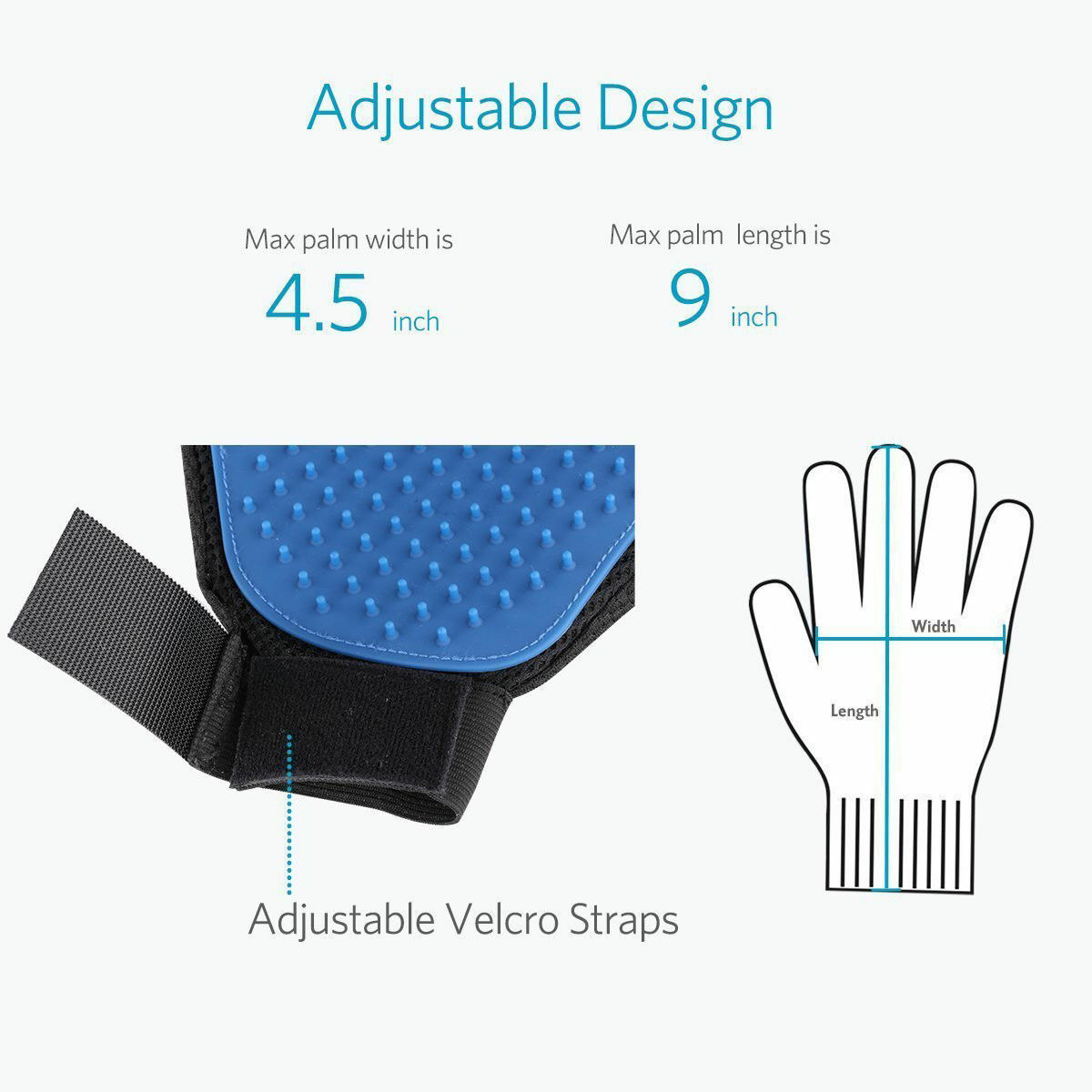 Pet Glove Cat Clean Massage Mane Gloves Dog Bath Brush Beauty Hair Removal Glove