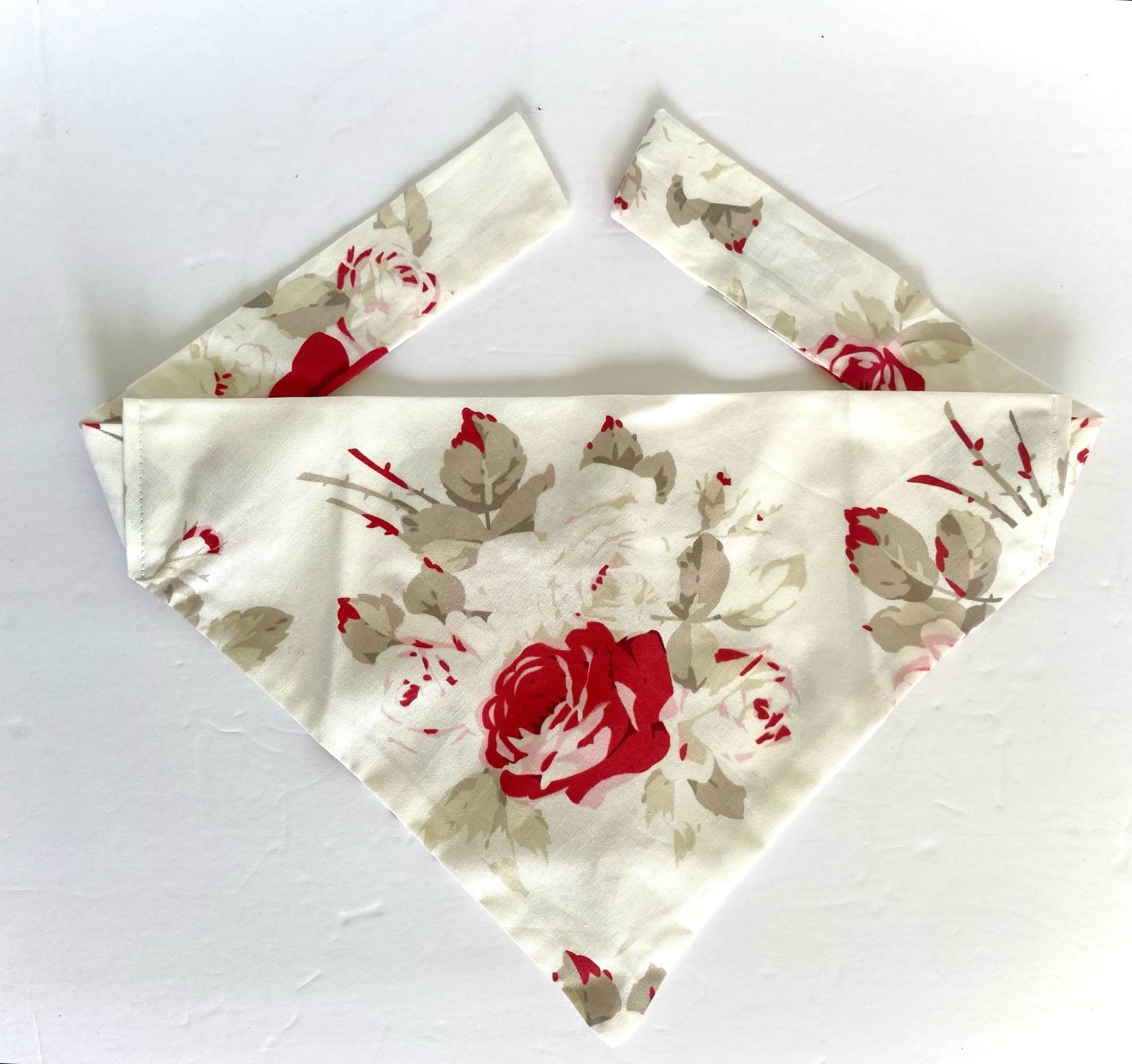 Set of 7 DOG BANDANAS Medium Size Different Patterns High Quality Fabric