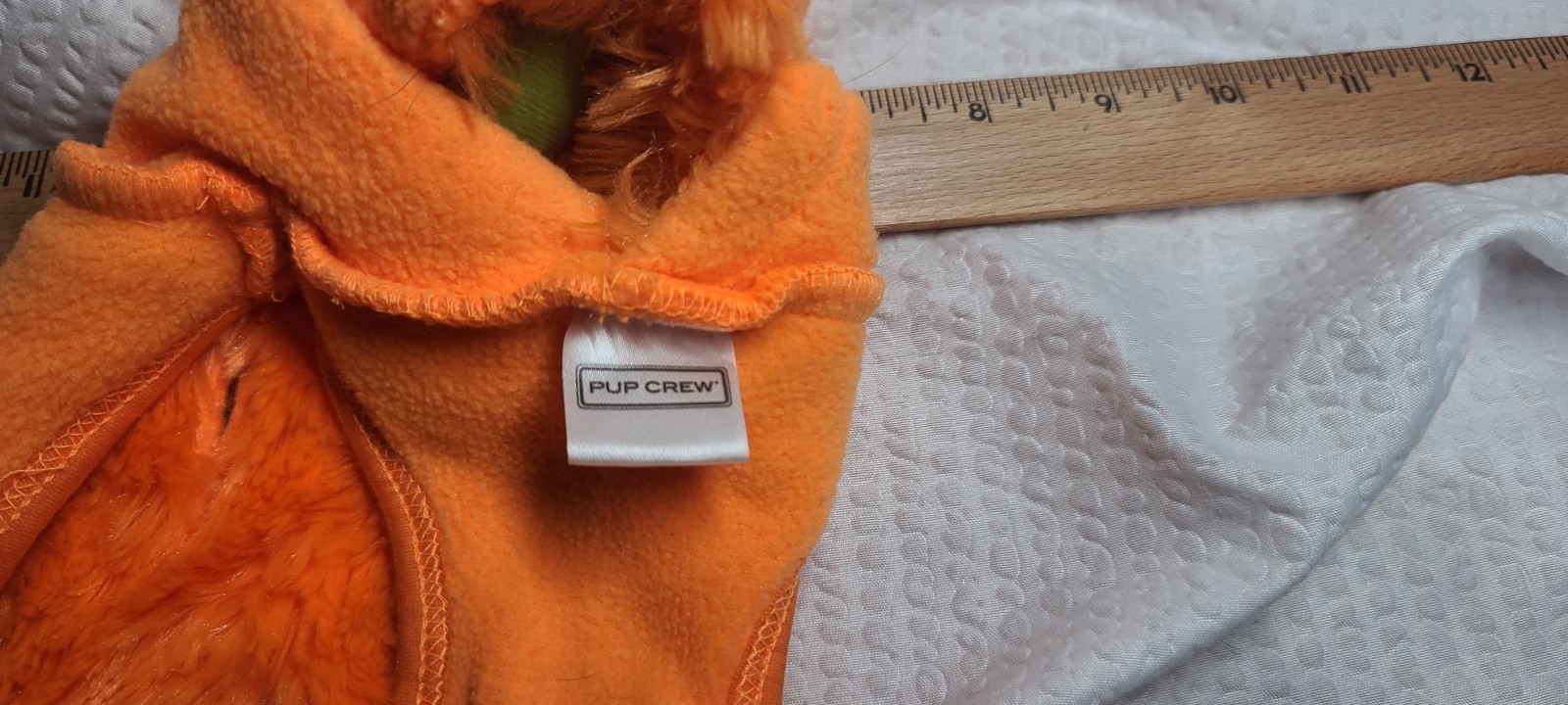 2 Xtra Small Dog Cat Sherpa Halter Collar Faux Suede Pumpkin Costume Plushie