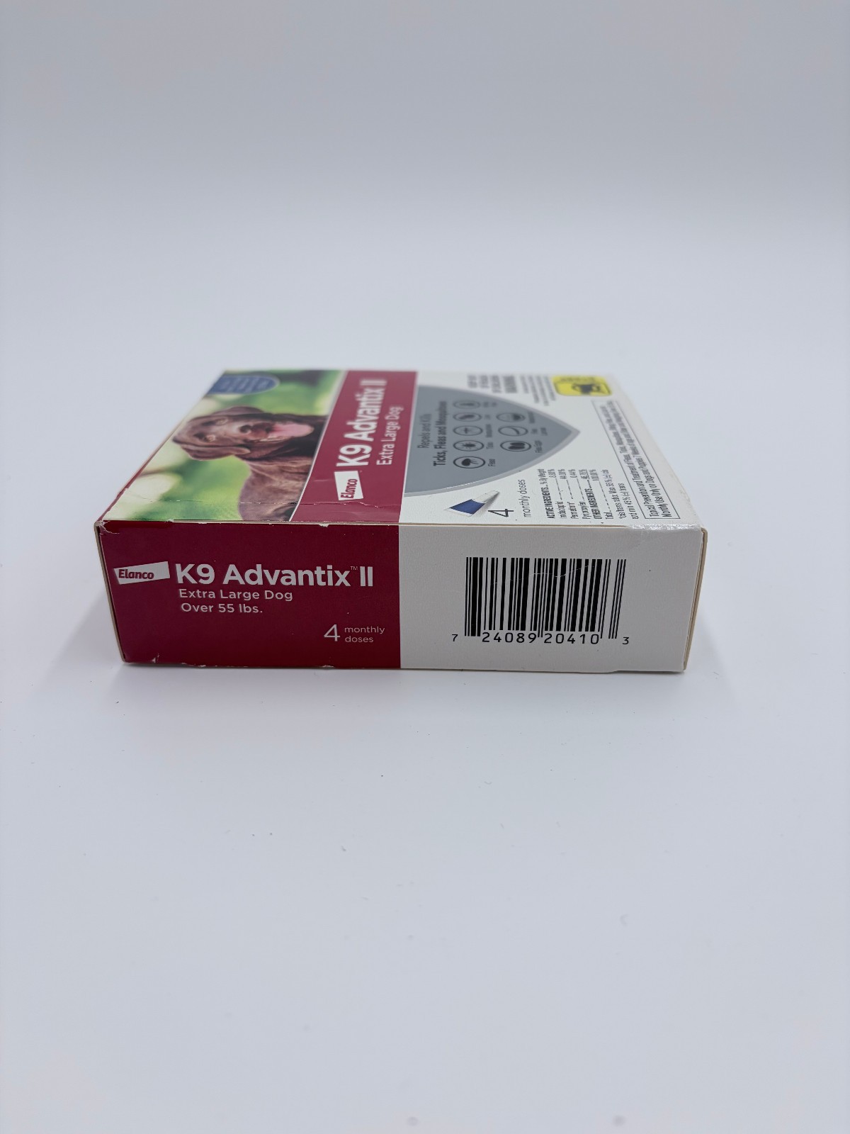 K9 Advantix II 100 Flea Medicine Extra Large XL Size Dog 4 Month Pack Supply K-9