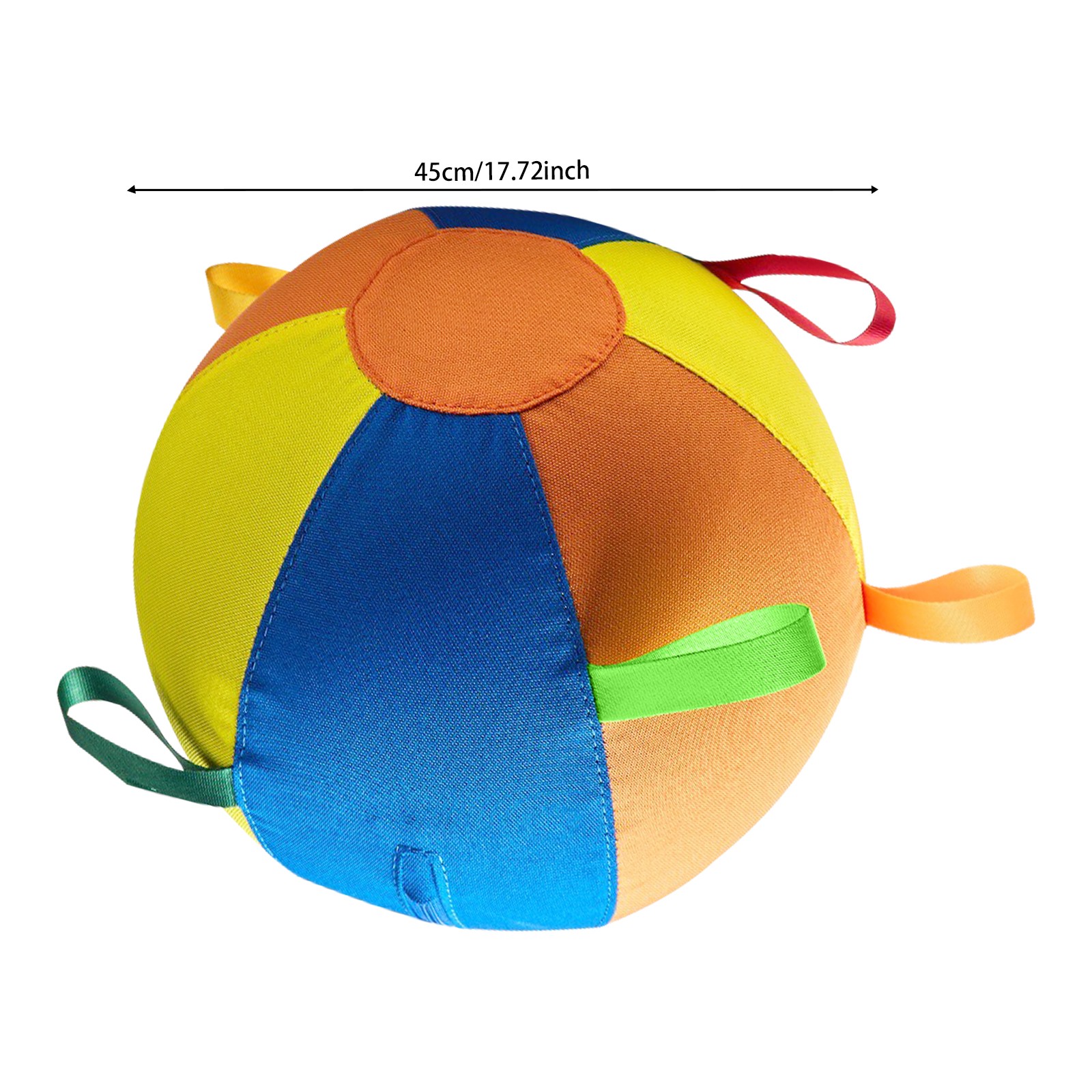 Inflatable Giant Dog Herding Training Ball With 6 Strap Handles Washable Cover