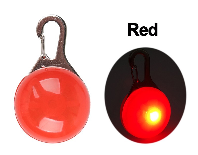 1pcs Pet Collar Pendant LED dog collar Night light pendant security luminous