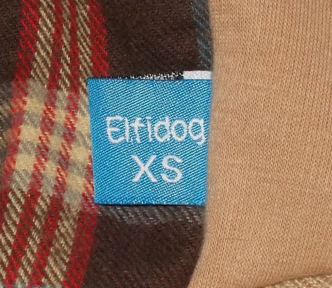 Elfidog Christmas XMAS Dog Elf outfit size XS xtra small Brown Red white