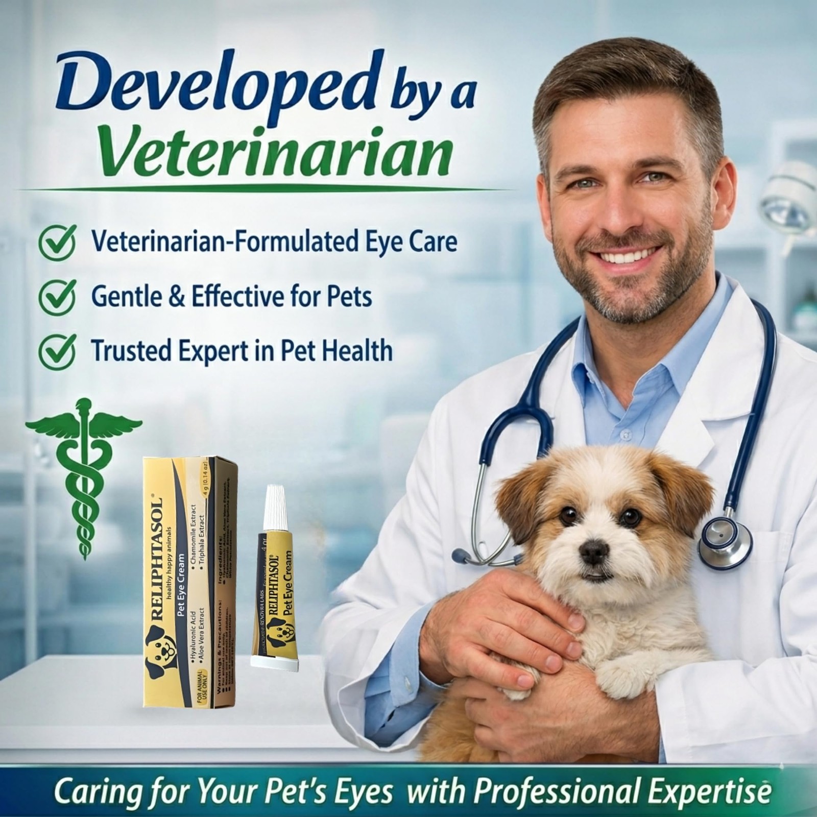 Pet Eye Cream – Vet-Formulated Dog Eye Infection Treatment, Pink Eye Relief, …